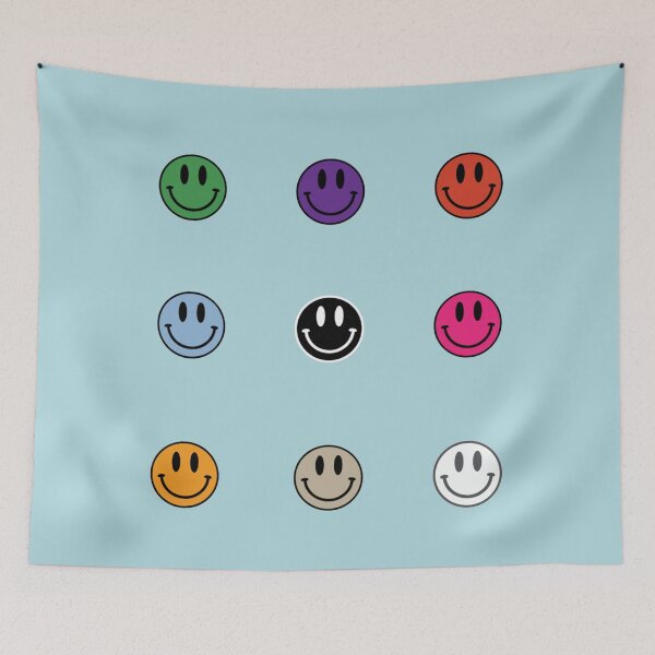 Item preview, Colorful Emoji Smile face pattern  winning smile face designed and sold by LouieChan.