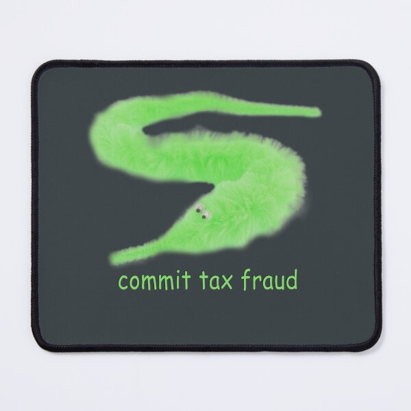 Item preview, Commit Tax Fraud Worm On A String  Green designed and sold by LouieChan.