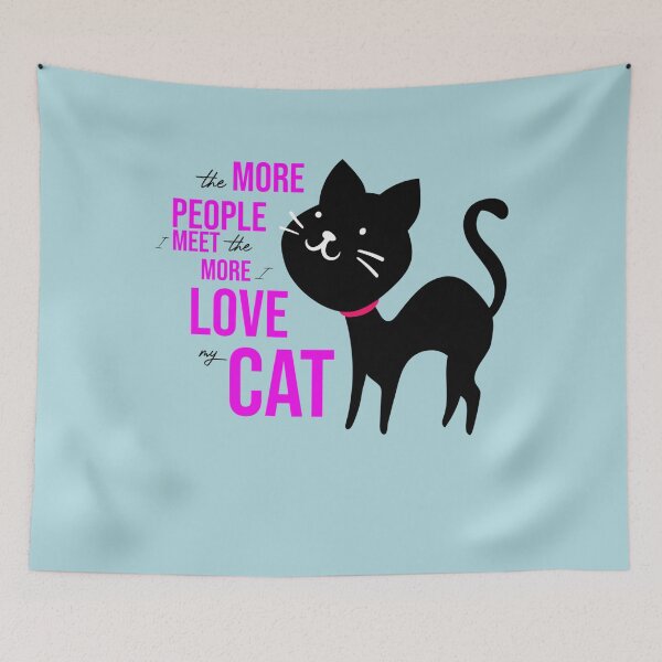 Item preview, Copy of the more people i meet the more i love my cat sticker designed and sold by LouieChan.