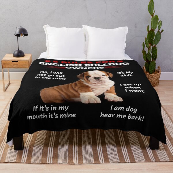 Item preview, 5 Rules For English Bulldog Owners Funny Bulldog Lover designed and sold by decentwearstore.