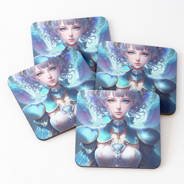 Item preview, A fantasy elf female bishop in a blue pastel dress designed and sold by PJGartui.