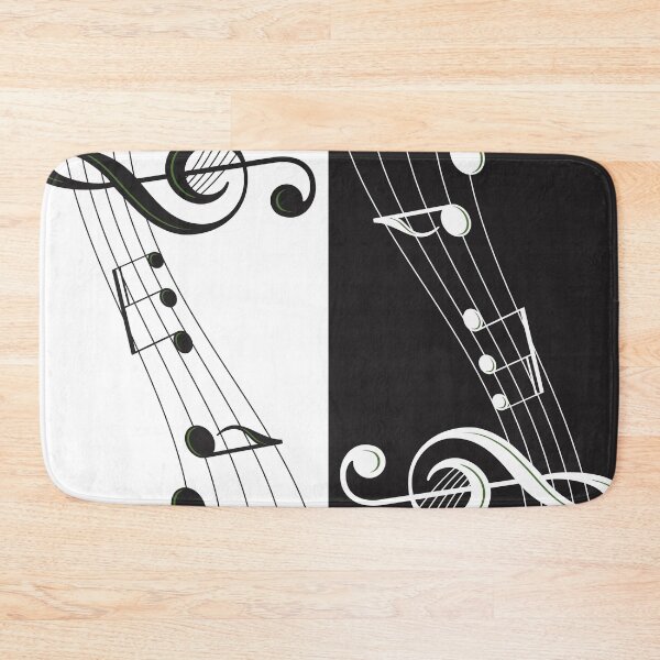 Item preview, music-note-black and white designed and sold by GorLorLar.