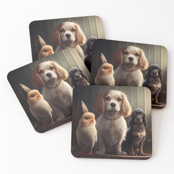 Item preview, Fetch Nickel and Porridge the Best of Friends Digital Painting designed and sold by CodeAndColors.