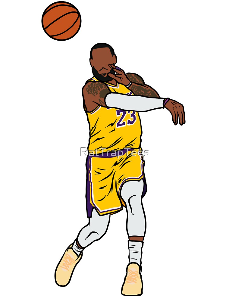 LeBron James The GOAT (Lakers #6) Kids T-Shirt for Sale by