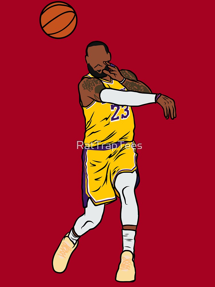 LeBron James The GOAT (Lakers #6) Kids T-Shirt for Sale by RatTrapTees