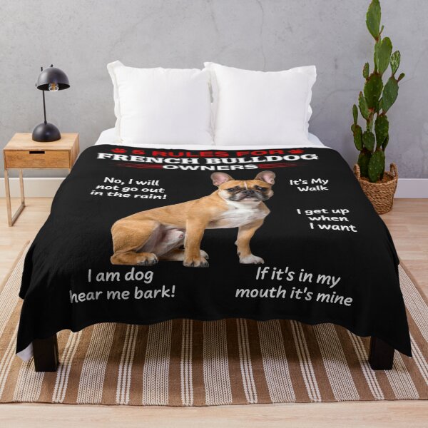 Item preview, 5 Rules For French Bulldog Owners Funny Bulldog Lover designed and sold by decentwearstore.