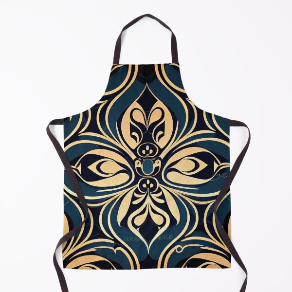 Item preview, Bold Cool Hollywood Regency Pattern Digital Painting designed and sold by CodeAndColors.