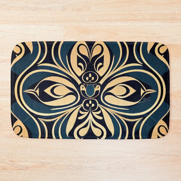 Item preview, Bold Cool Hollywood Regency Pattern Digital Painting designed and sold by CodeAndColors.