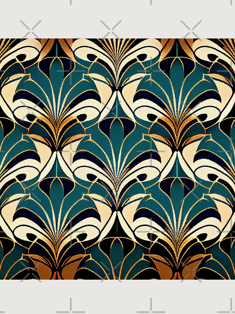 Thumbnail 6 von 6, Premium Oversized Pullover, Bold Cool Hollywood Regency Pattern Digital Painting designt und verkauft von CodeAndColors.