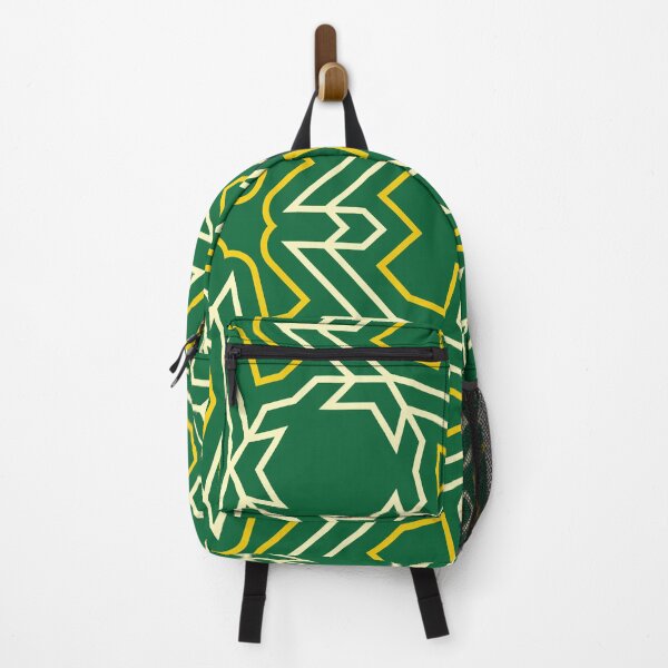 Item preview, green and yellow abstract seamless pattern designed and sold by rasagamastore.