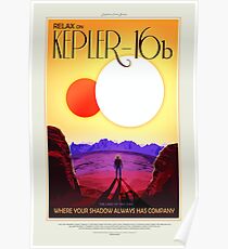Kepler 16b, Reiseplakat Poster
