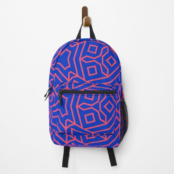 Item preview, pink and blue abstract seamless pattern designed and sold by rasagamastore.
