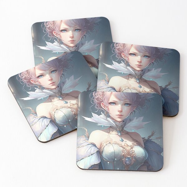 Item preview, A fantasy elf female bishop in a blue pastel dress designed and sold by PJGartui.