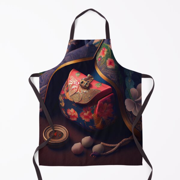 Aperçu de l'œuvre Kimonos Pocket Treasures Digital Painting créée et vendue par CodeAndColors.