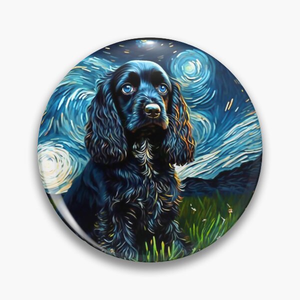 Item preview, A Cocker Spaniel Starry Night, Adorable Cocker Spaniel Puppy designed and sold by Orianah.
