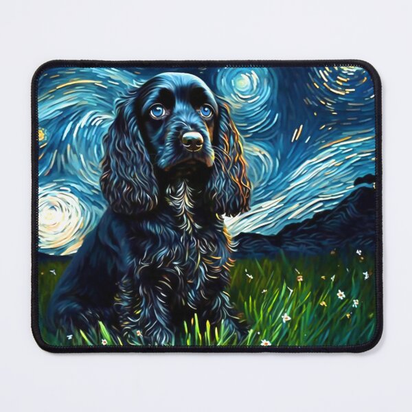 Item preview, A Cocker Spaniel Starry Night, Adorable Cocker Spaniel Puppy designed and sold by Orianah.