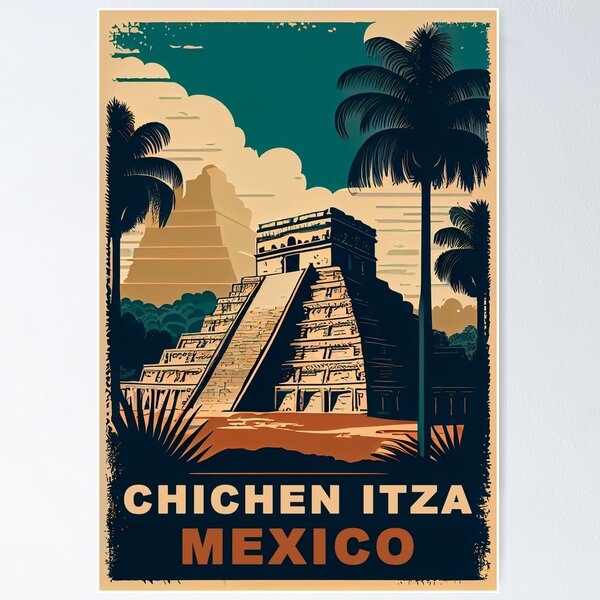 Item preview, Chichen Itza Mexico designed and sold by GeneralNight.