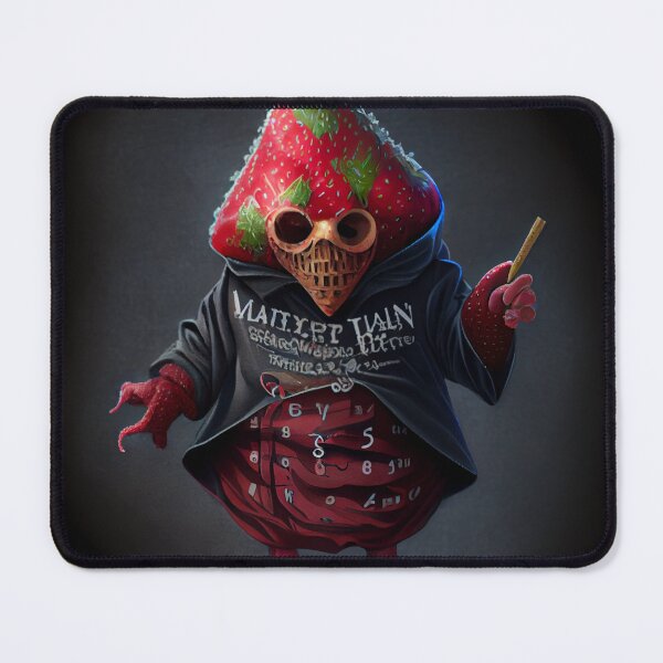 Item preview, The Crazy Strawberry Mitten Math Wizard Digital Painting designed and sold by CodeAndColors.