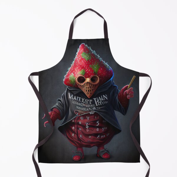 Item preview, The Crazy Strawberry Mitten Math Wizard Digital Painting designed and sold by CodeAndColors.