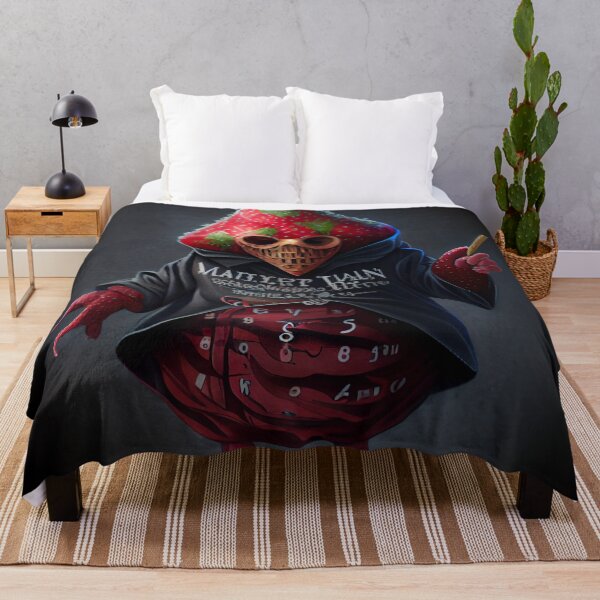 Item preview, The Crazy Strawberry Mitten Math Wizard Digital Painting designed and sold by CodeAndColors.