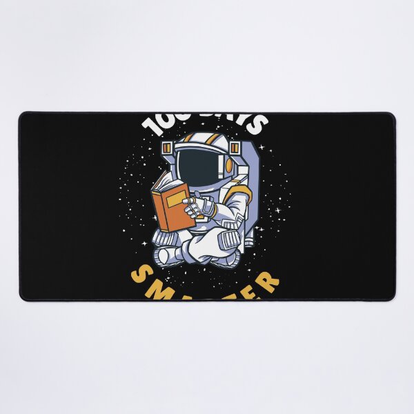 Item preview, 100 Days Smarter 100th Day of School Astronaut Reading Book designed and sold by NewArtWave.