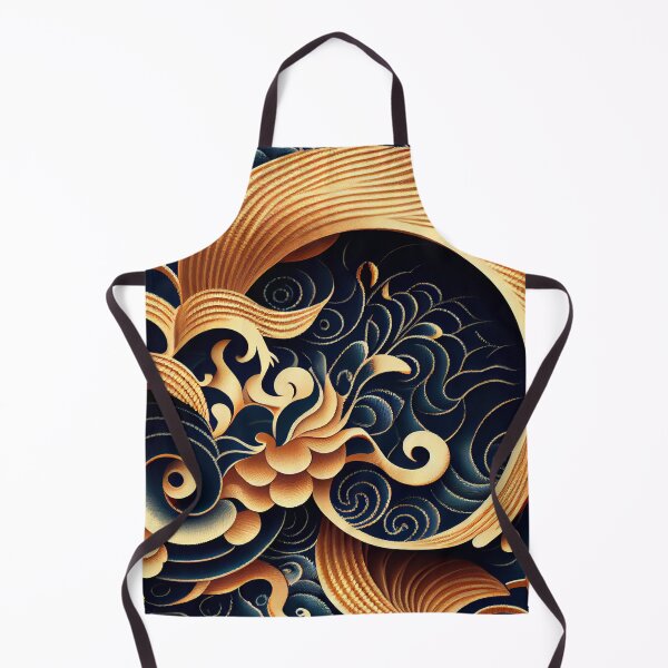 Artikelvorschau, Flowing Asian Pattern Digital Painting entworfen und verkauft von CodeAndColors.
