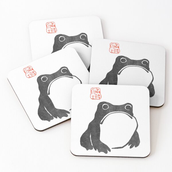 Item preview, Japan Art, Grumpy Frog, Matsumoto Hoji Frog designed and sold by Merch Madness.