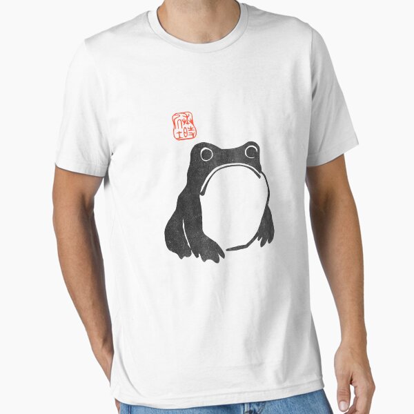 Item preview, Japan Art, Grumpy Frog, Matsumoto Hoji Frog designed and sold by Merch Madness.
