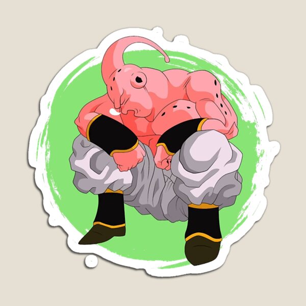 Majin Buu Sticker for Sale by Packpellets