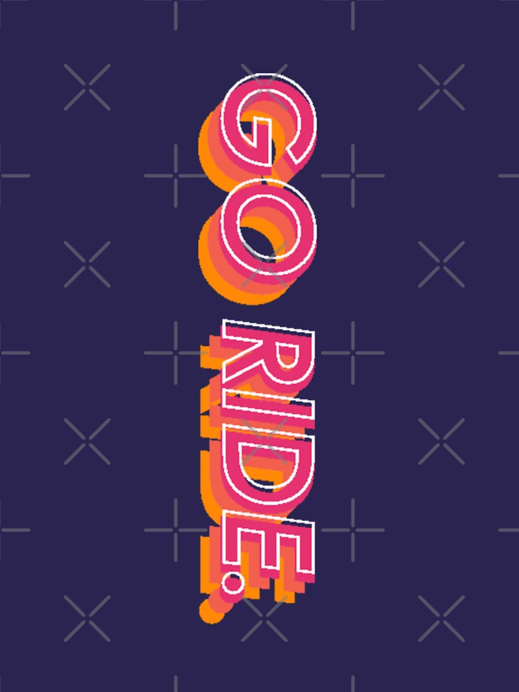 Thumbnail 4 of 4, iPhone Case, Go Ride Text Art 3D Effect designed and sold by RabeDesigns.