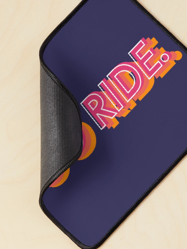 Thumbnail 2 of 5, Mouse Pad, Go Ride Text Art 3D Effect designed and sold by RabeDesigns.