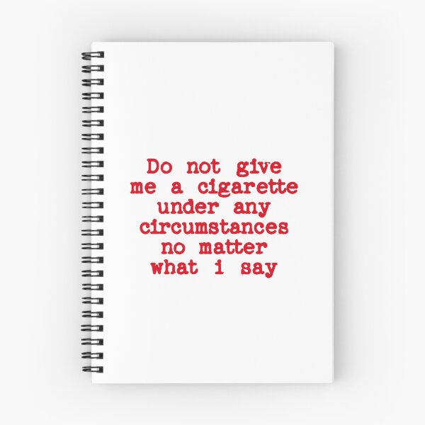 Item preview, do not give me a cigarette under any circumstances no matter what i say  designed and sold by Akihiko Daisuka.
