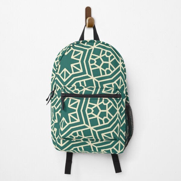 Item preview, green and cream abstract seamless pattern designed and sold by rasagamastore.