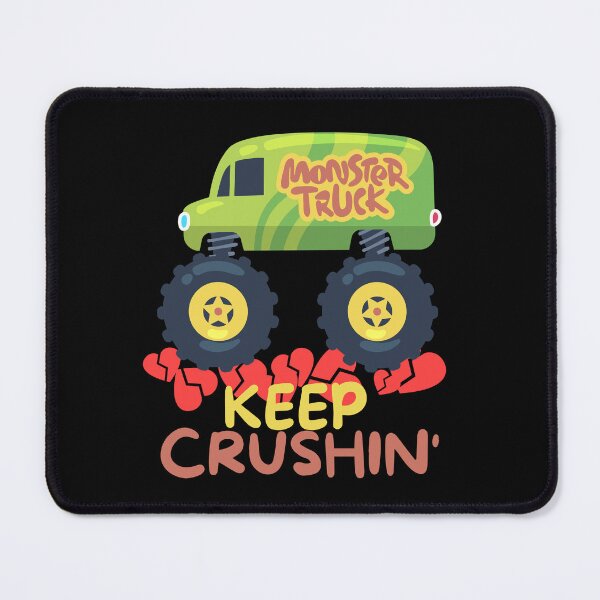 Item preview, Kids I Crush Hearts Monster Truck Toddler Boys Valentines| Kids Valentines Day Monster Truck Boys Toddler Keep Crushing| Keep Crushing monster truck designed and sold by droolingdreams.