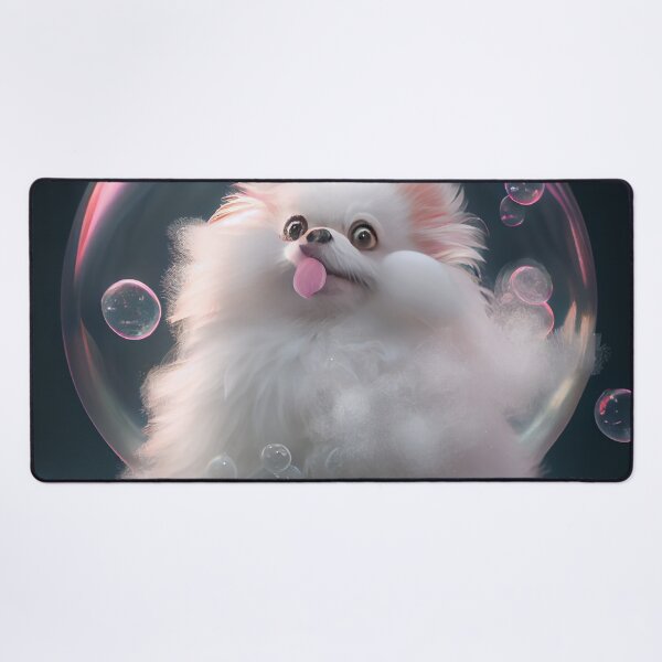 Item preview, Fluffy and the Crested Bubbles Digital Painting designed and sold by CodeAndColors.