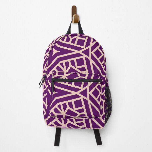 Item preview, purple and cream abstract seamless pattern designed and sold by rasagamastore.