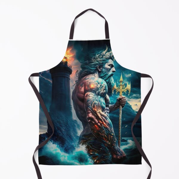 Artikelvorschau, Poseidon Gott des Meeres entworfen und verkauft von illstaticart.