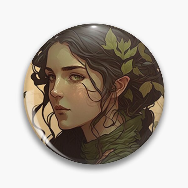 Item preview, Raven Haired Irish Girl designed and sold by ArtNouveauChic.