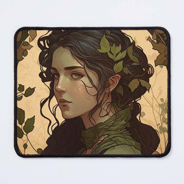 Item preview, Raven Haired Irish Girl designed and sold by ArtNouveauChic.