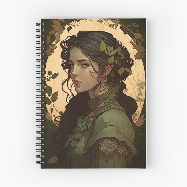 Item preview, Raven Haired Irish Girl designed and sold by ArtNouveauChic.