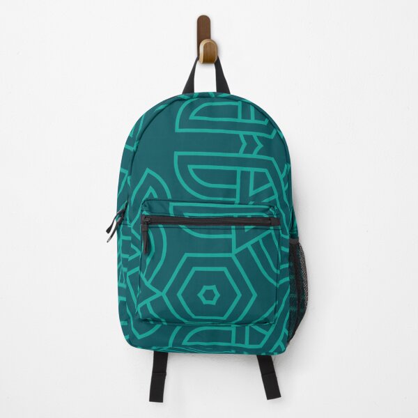 Item preview, modern turquoise green abstract seamless pattern designed and sold by rasagamastore.