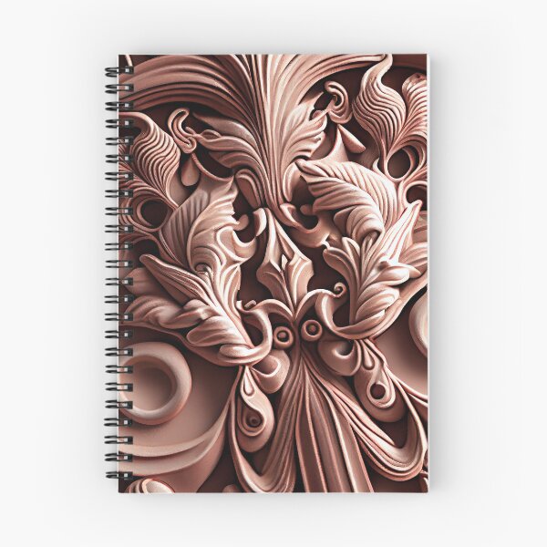Item preview, Clay Delicate Baroque Industrial Pattern Digital Painting designed and sold by CodeAndColors.