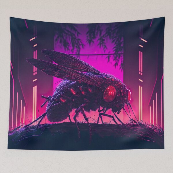 Item preview, Post Apocalyptic Cyberpunk Fly designed and sold by Nightarcade.