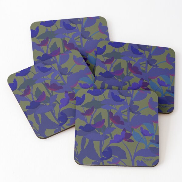 Item preview, Twilight Wildflowers, Olive designed and sold by MeganSteer.