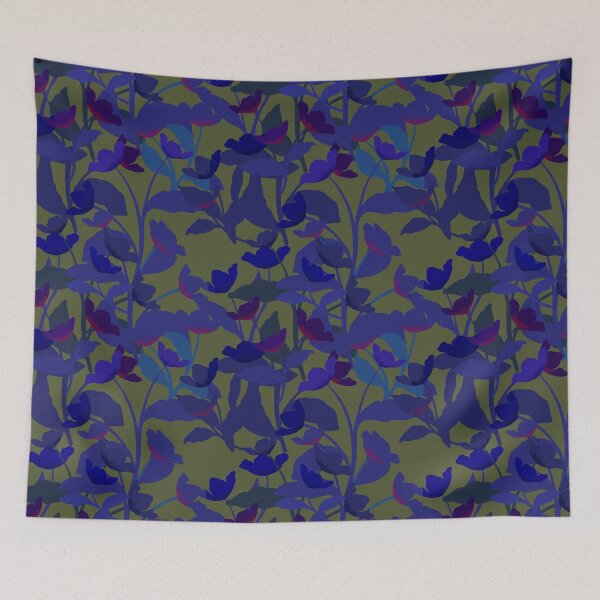 Item preview, Twilight Wildflowers, Olive designed and sold by MeganSteer.