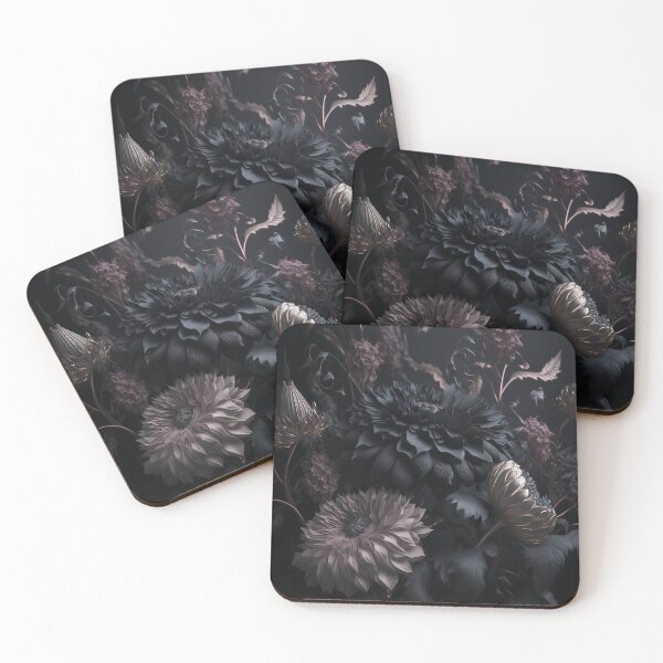 Item preview, dark flowers designed and sold by Jujulagrande.