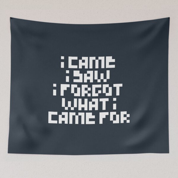 Item preview, I came i saw i forgot what i came for designed and sold by Sarvgya Verma.