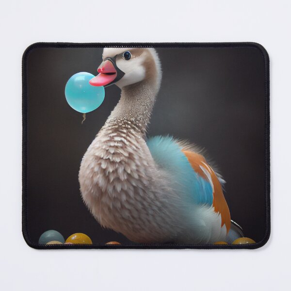 Artikelvorschau, Gumball Gander on a Feather Digital Painting entworfen und verkauft von CodeAndColors.