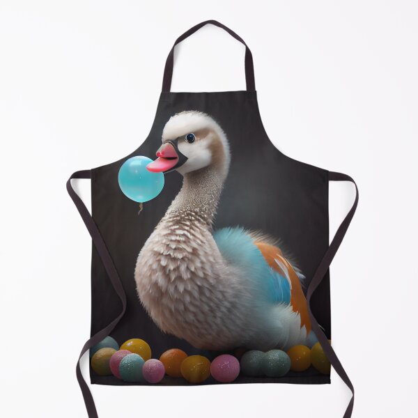 Aperçu de l'œuvre Gumball Gander on a Feather Digital Painting créée et vendue par CodeAndColors.