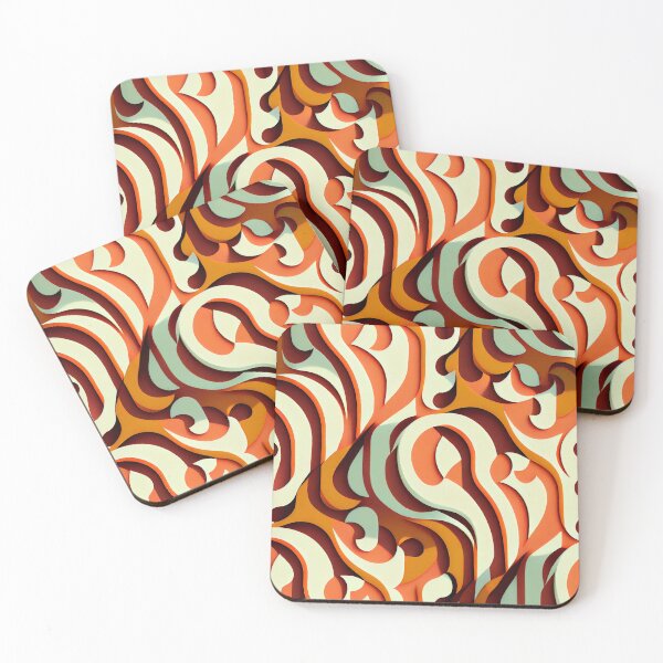 Item preview, Clay Surreal Simple Semi Abstract European Pattern Digital Painting designed and sold by CodeAndColors.